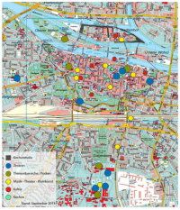 Plan der Veranstaltungen in Regensburg